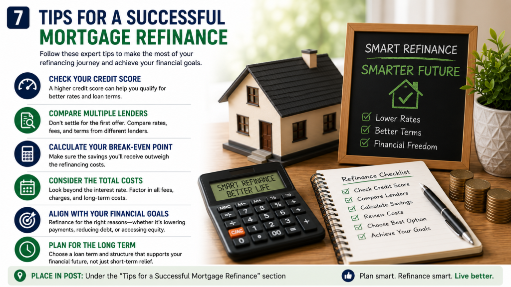 Mortgage refinance tips for success